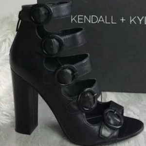 Kendall & Kylie Evie Leather Strappy Heels
